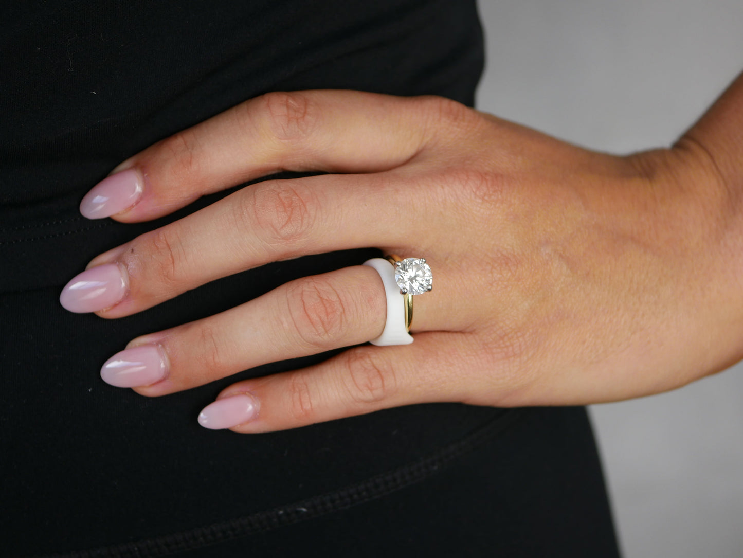 Ring protector: White