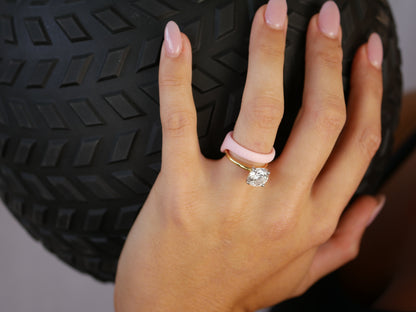 Ring protector: Baby pink