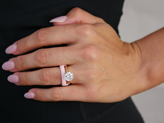 Ring protector: Baby pink